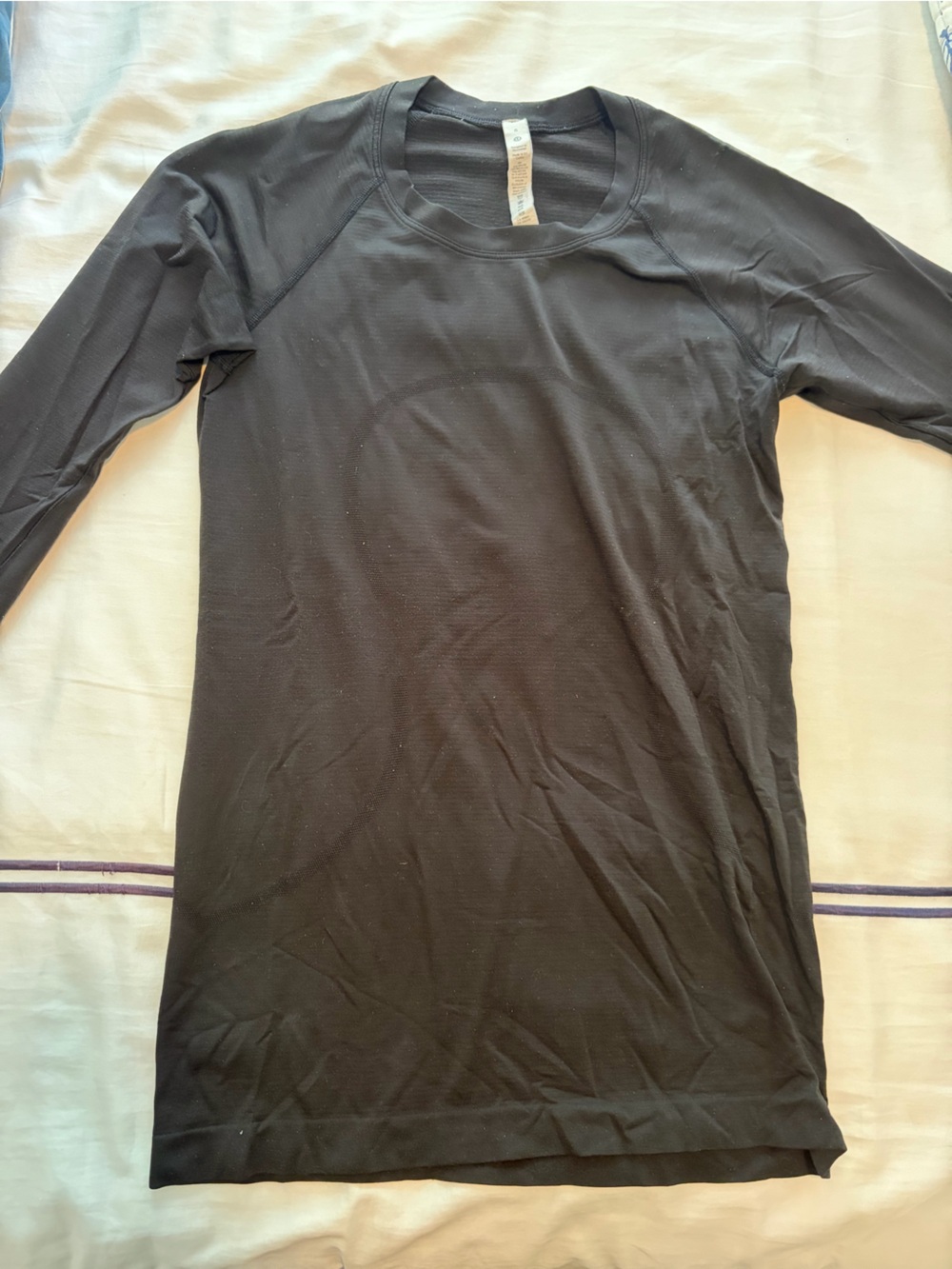lululemon athletica black swiftly tech long-sleeve